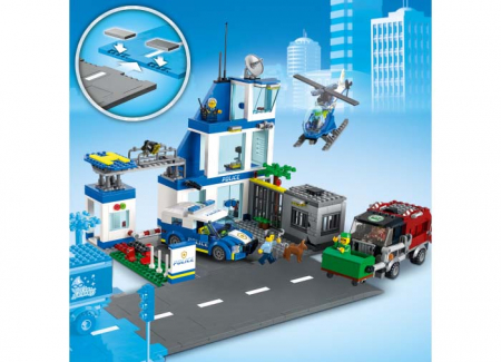 LEGO City: Sectie de politie 60316, 6 ani+, 668 piese, varsta de la 6 ani la 12 ani [1]
