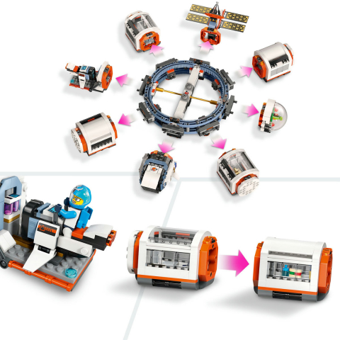 LEGO City Statie spatiala modulara, varsta de la 7 ani la 10 ani [7]