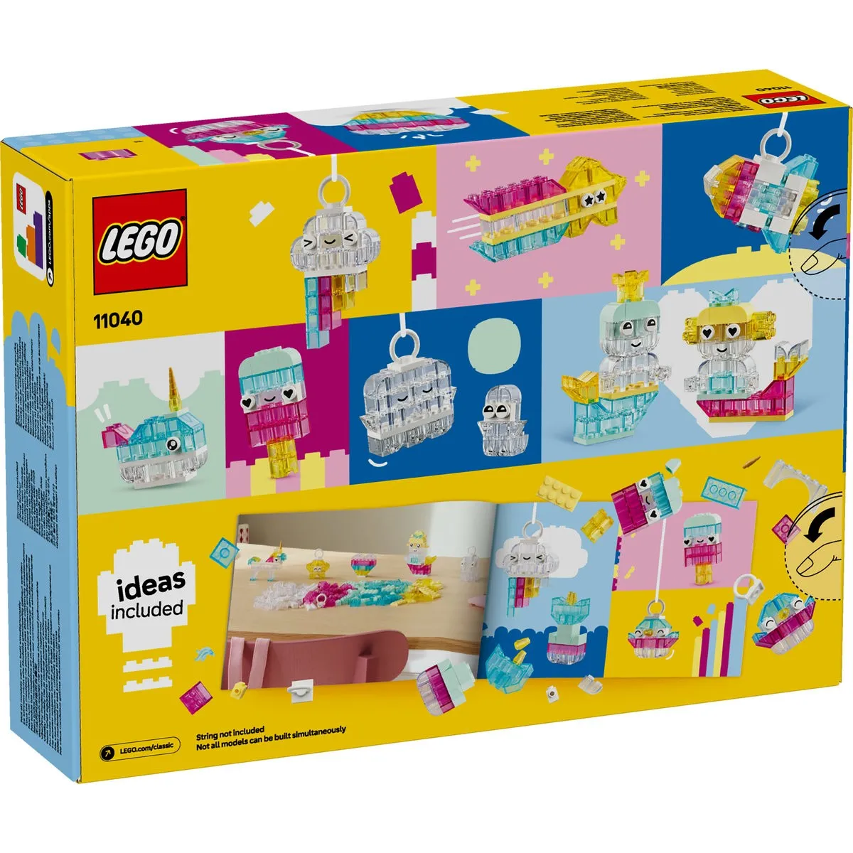 Lego classic cutie transparenta magica 11040, varsta de la 5 ani la 8 ani [7]