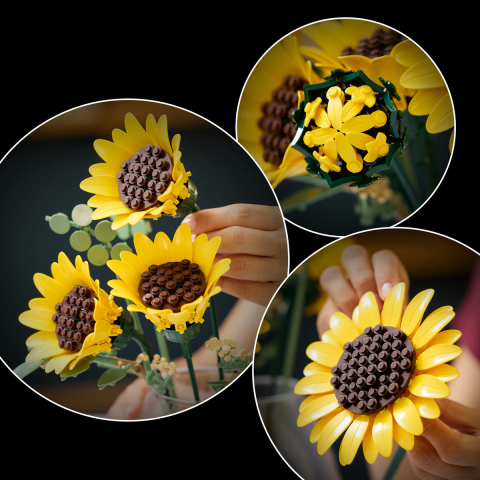  LEGO Colectia Botanica  Buchet de floarea soarelui varsta  18 + ani [6]