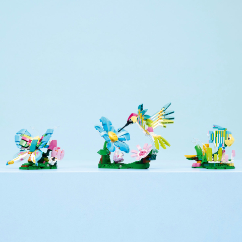  LEGO Creator  Animale sălbatice: Colibri colorat copii cu varsta 8 + ani [6]