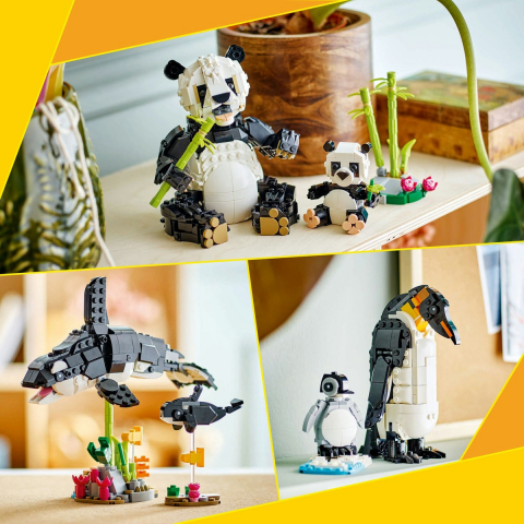 Lego creator animale salbatice: familia de ursi panda 31165, varsta de la 8 ani la 10 ani [6]
