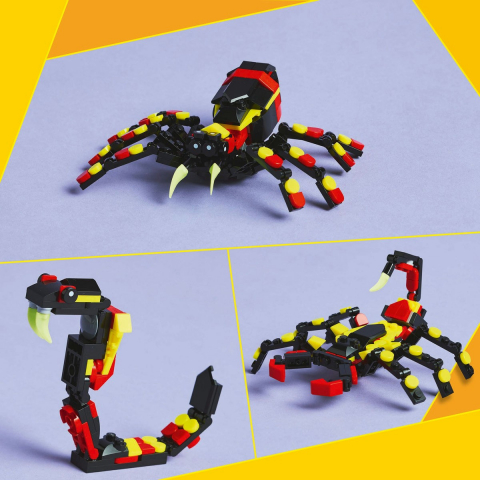 Lego creator animale salbatice: paianjen surprinzator 31159, varsta de la 7 ani la 9 ani [5]