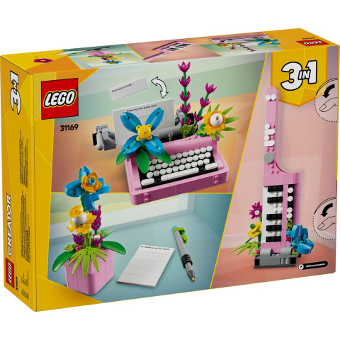 Lego creator masina de scris cu flori 31169, varsta de la 8 ani la 10 ani [7]