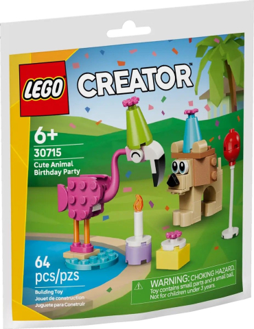 LEGO® - Lego creator petrecere de zi de nastere cu animalute 30715 copii varsta 6 ani - 10 ani