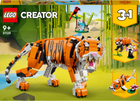 Lego creator Tigru maiestuos, varsta de la 9 ani la +15 ani [1]