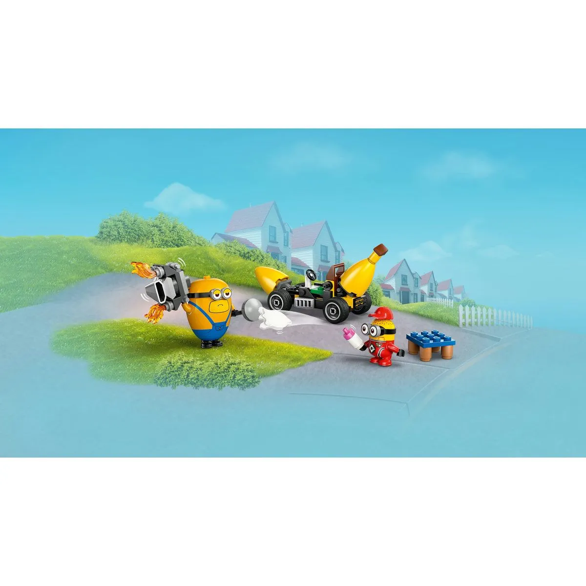 Lego despicable me4 minionii si masina banana 75580, varsta de la 6 ani la 9 ani [9]