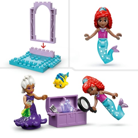 LEGO Disney Pestera de cristal a lui Ariel, varsta de la 4 ani la 7 ani [8]
