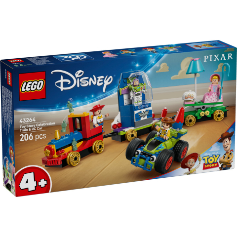  LEGO Disney Tren aniversar şi maşina RC din Toy Story pentru copii cu varsta de 4 + ani [1]