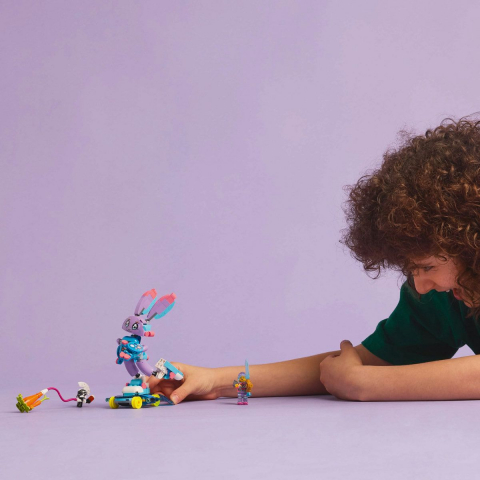 Lego dreamzzz izzie si iepurasul de gaming bunchurro 71490, varsta de la 7 ani la 9 ani [2]