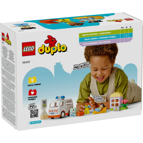 Lego duplo ambulanta si sofer 10447, varsta de la 2 ani la 4 ani [6]