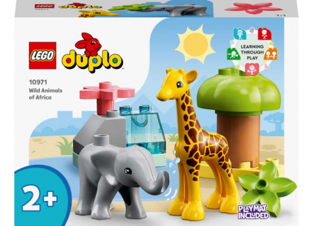 LEGO Duplo: Animale salbatice din Africa 10971, 2 ani+, 10 piese, varsta de la 2 ani la 4 ani [4]
