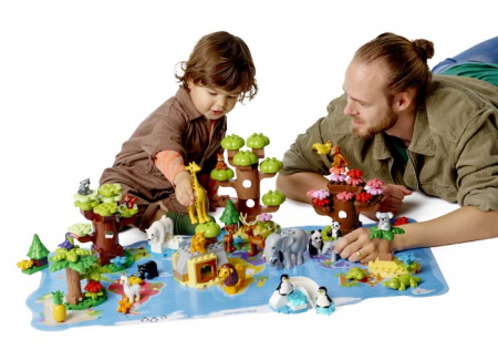 Lego duplo Animale din intreaga lume, varsta de la 2 ani la 4 ani [9]