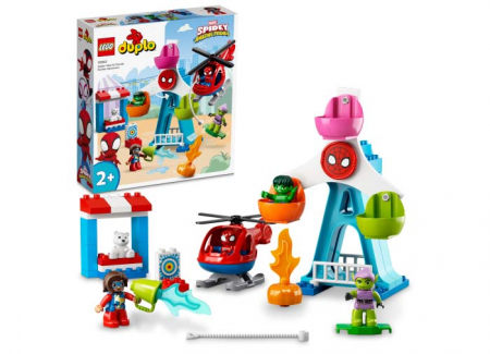 LEGO DUPLO - LEGO DUPLO Marvel - Omul Paianjen si amicii: aventura in Parcul de distractii 10963, 41 piese, varsta de la 2 ani la 4 ani