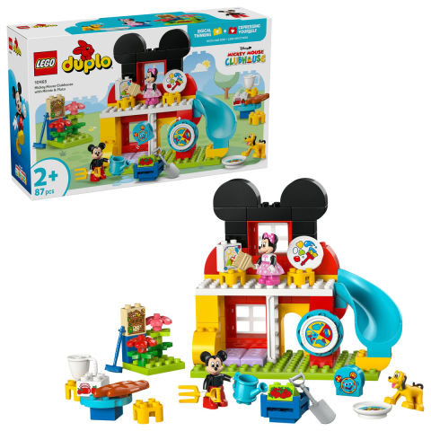 LEGO® -  LEGO DUPLO  Clubul lui Mickey Mouse cu Minnie și Pluto varsta  2 + ani