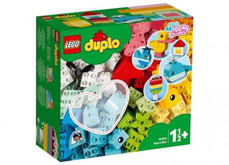 LEGO Duplo: Cutie in forma de inima clasica 10909, 1.5 ani+, 80 piese, varsta de la 2 ani la 4 ani [3]