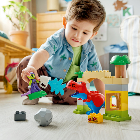  LEGO DUPLO  Dinozaurul Spidey-Rex vs Green Goblin varsta  2 + ani [6]