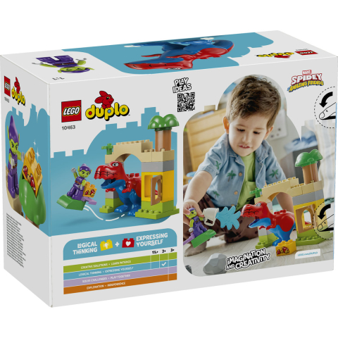  LEGO DUPLO  Dinozaurul Spidey-Rex vs Green Goblin varsta  2 + ani [2]