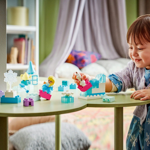 Lego duplo disney frozen cutie creativa cu elsa si olaf din regatul de gheata 10462 varsta 2 ani -7 ani [3]