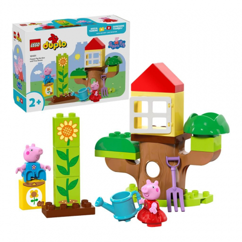 Lego duplo gradina si casa din copac a purcelusei peppa 10431, varsta de la 2 ani la 4 ani [4]