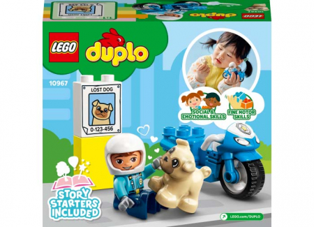 Lego duplo Motocicleta de politie, varsta de la 2 ani la 4 ani [2]
