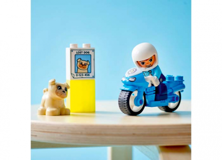 Lego duplo Motocicleta de politie, varsta de la 2 ani la 4 ani [9]