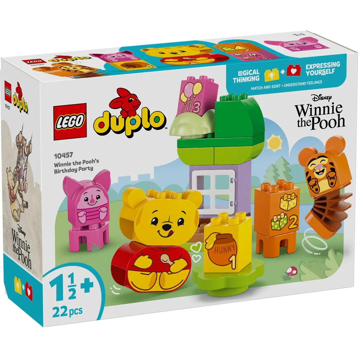 LEGO® - Lego duplo petrecerea de ziua de nastere a lui winnie de plus 10457, varsta de la 2 ani la 4 ani
