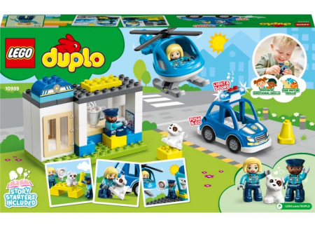 Lego duplo Sectie de politie si elicopter, varsta de la 2 ani la 4 ani [2]