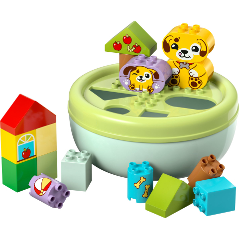 Lego duplo sortator de forme casa pentru catei 10441, copii varsta 1 an pana la 4 ani [8]