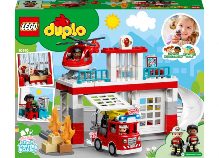 Lego duplo Statie de Pompieri si elicopter, varsta de la 2 ani la 4 ani [2]