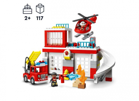 Lego duplo Statie de Pompieri si elicopter, varsta de la 2 ani la 4 ani [9]