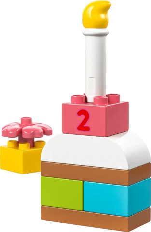 Lego duplo tort aniversar 30712 copii varsta 1 an - 4 ani [1]