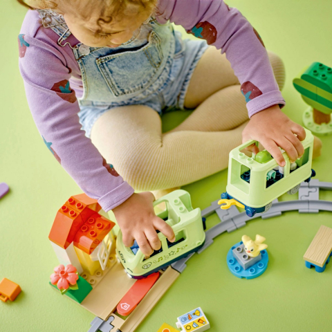 Lego duplo tren de aventura interactiv 10427, varsta de la 2 ani la 4 ani [4]