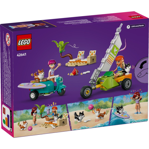 Lego friends aventuri cu catei la surfing si pe scuter 42641, varsta de la 6 ani la 8 ani [7]