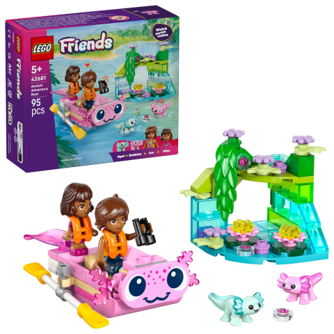 LEGO® -  LEGO Friends  Barcă-axolotl pentru aventuri copii cu varsta 5 + ani