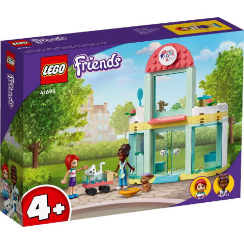 LEGO® - Lego friends clinica animalelor 41695, varsta de la 4 ani la 7 ani