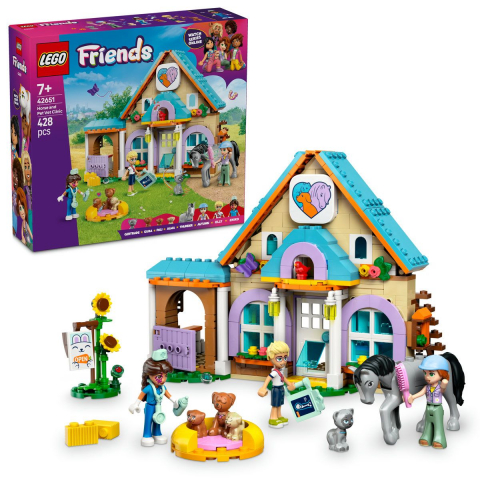Lego friends clinica veterinara pentru cai si animale de companie 42651, varsta de la 7 ani la 9 ani [3]