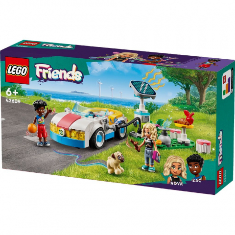 Lego friends masina electrica si incarcator 42609, varsta de la 6 ani la 10 ani [4]