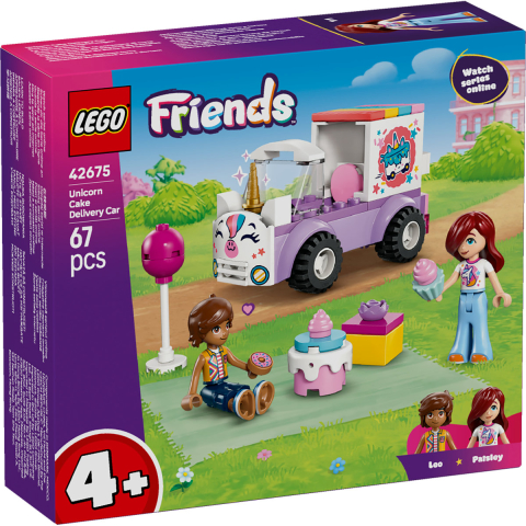  LEGO Friends  Mașină-unicorn pentru livrare de torturi copii cu varsta 4 + ani [1]