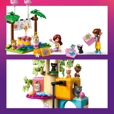  LEGO Friends Petrecere de ziua de naştere a pisicii şi căsuţă în copac pentru copii cu varsta de 6 + ani [5]