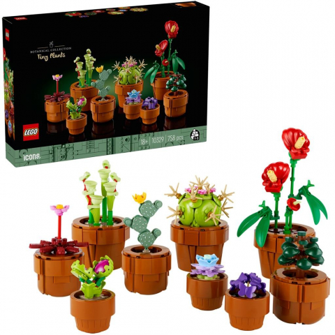 Lego icons plante de mici dimensiuni 10329, varsta de la 14 ani la +15 ani [5]