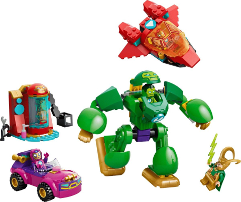 Lego marvel iron man si prietenii sai uimitori loki vs echipa lui iron man 11211 varsta 4 ani -10 ani [6]