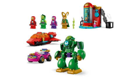 Lego marvel iron man si prietenii sai uimitori loki vs echipa lui iron man 11211 varsta 4 ani -10 ani [2]