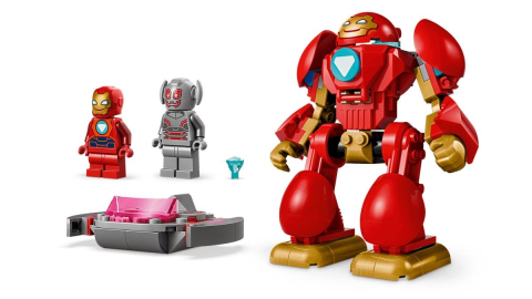 Lego marvel iron man si prietenii sai uimitori ultron vs iron man 11209 varsta 4 ani -10 ani [4]