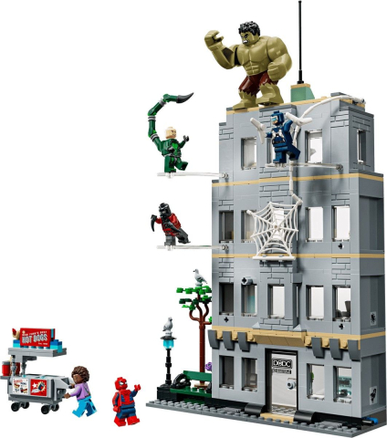 Lego marvel spiderman confruntarea memorabila dintre omul paianjen si hulk 76350 varsta 8 ani -+15 ani [1]