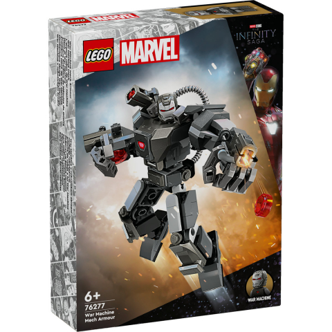 LEGO Marvel: Armura de robot a lui War Machine 76277, 6 ani+, 154 piese, varsta de la 6 ani la 10 ani [8]