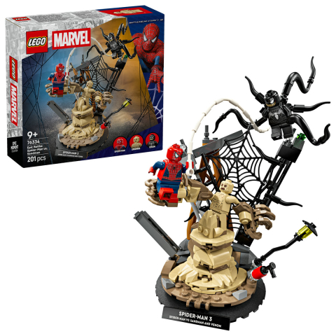 LEGO® -  LEGO Marvel Super Heroes  Bătălie memorabilă: Omul Păianjen vs Sandman copii cu varsta 9 + ani