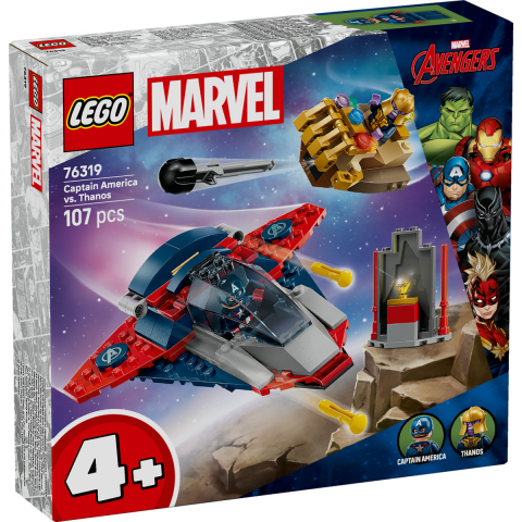  LEGO Marvel Super Heroes Capitanul America vs Thanos pentru copii cu varsta de 4 + ani [1]