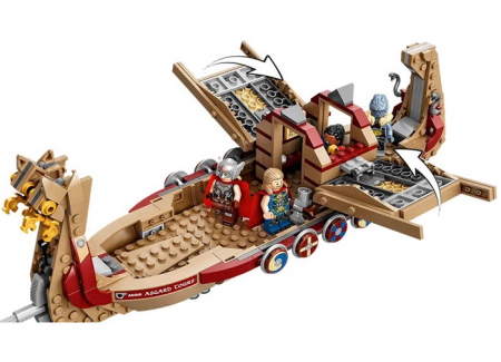 Lego marvel super heroes Corabia lui Thor, varsta de la 8 ani la +15 ani [5]