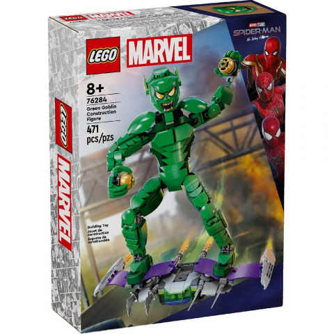 LEGO® - Lego marvel super heroes figurina de constructie green goblin 76284, varsta de la 8 ani la +15 ani